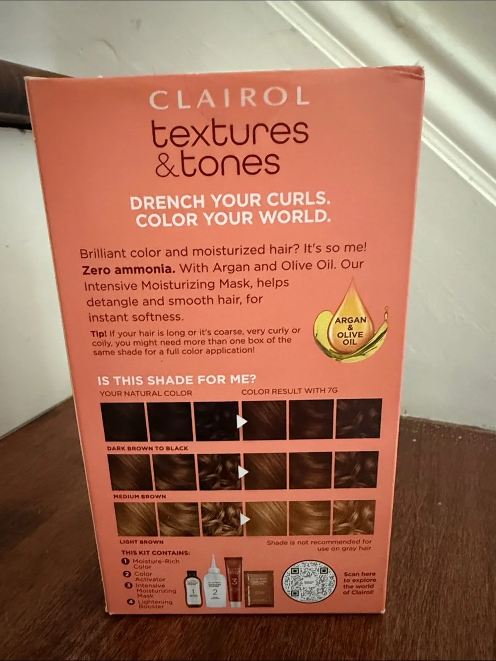 NWT Clairol Textures & Tones Hair Color — 7G Luminous Blonde Brilliant colors